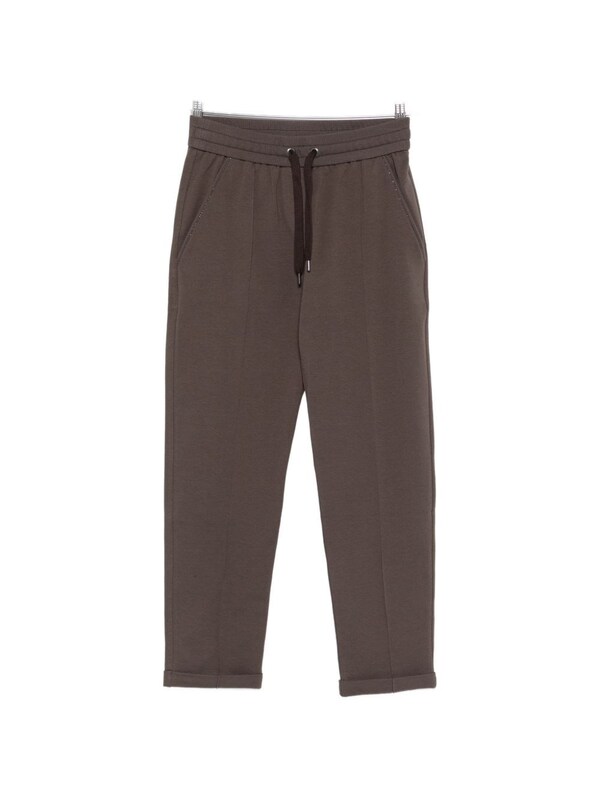  Brunello Cucinelli Brunello Cucinelli Cotton Drawstring Trousers 