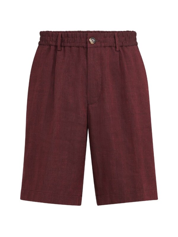  Brunello Cucinelli Brunello Cucinelli Linen Bermuda Shorts 