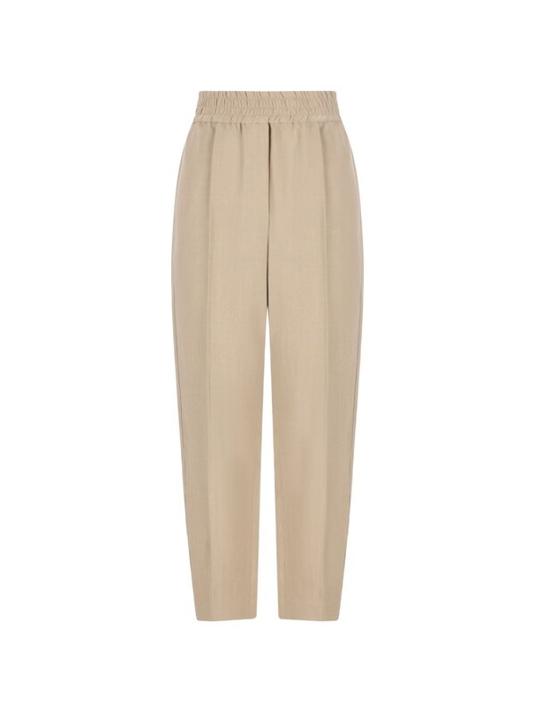  Brunello Cucinelli Brunello Cucinelli Linen Blend Trousers 