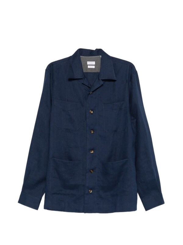  Brunello Cucinelli Brunello Cucinelli Linen Shirt 