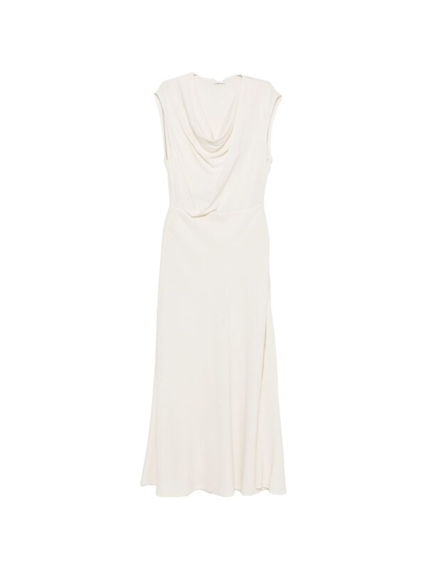  Brunello Cucinelli Brunello Cucinelli Silk Blend Midi Dress 