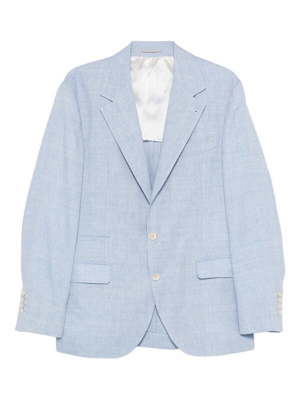  Brunello Cucinelli Brunello Cucinelli Single-breasted Blazer Jacket 