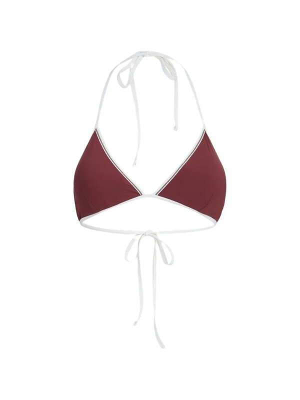  Brunello Cucinelli Brunello Cucinelli Triangle Bikini Top 