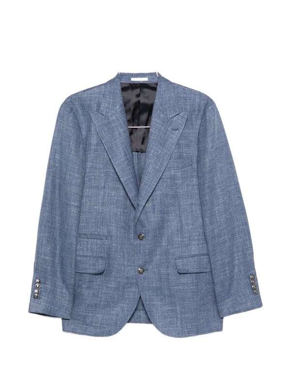  Brunello Cucinelli Brunello Cucinelli Wool Blend Single-breasted Jacket 