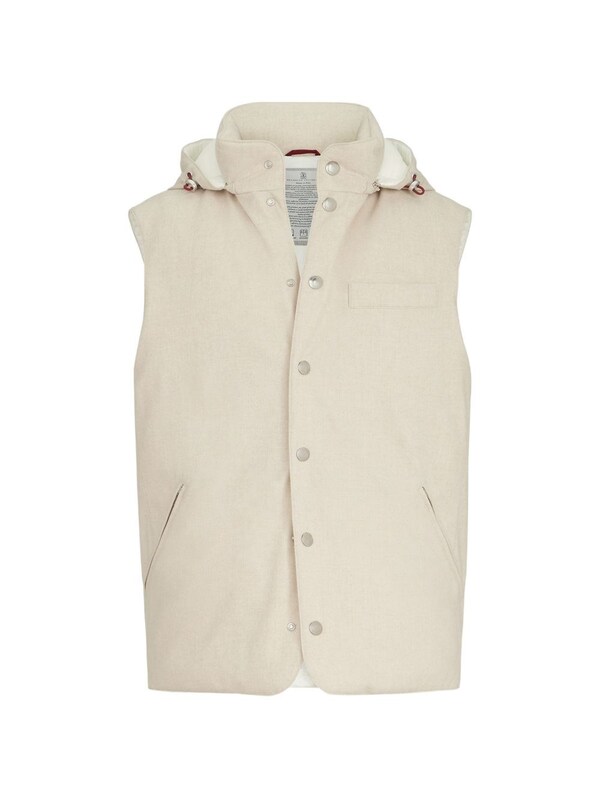  Brunello Cucinelli Brunello Cucinelli Wool Padded Vest 