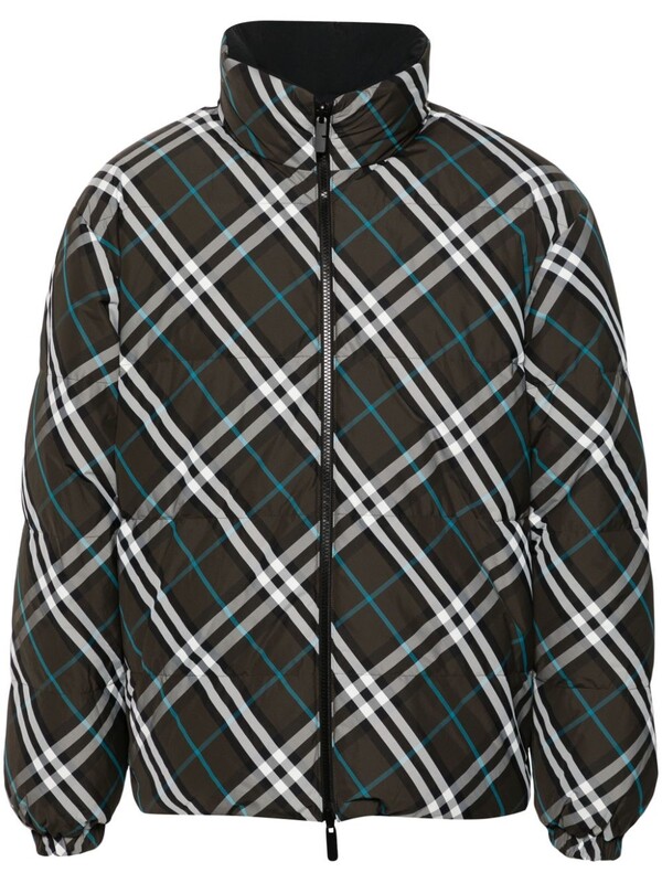  Burberry Burberry Reversible Check Down Jacket 