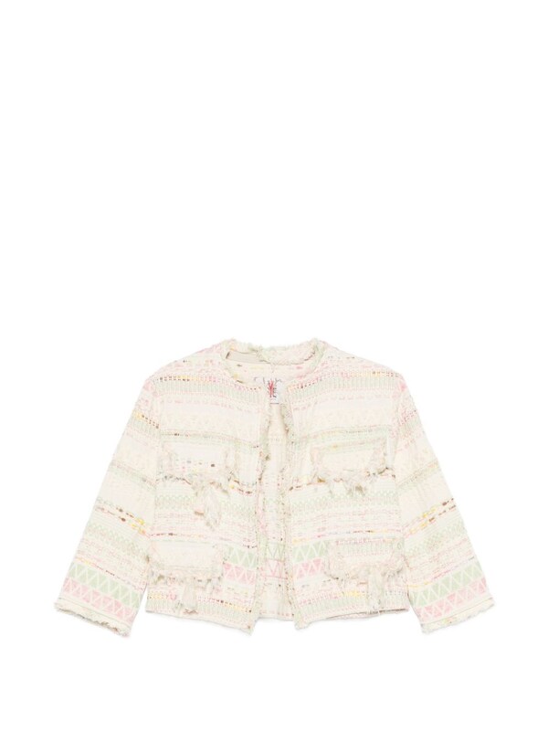  Bye Bye Cotton Blend Short Jacket 