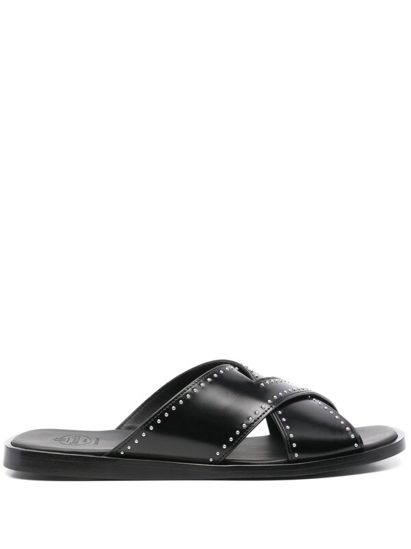  Church's Church's Leather Flat Sandals 
