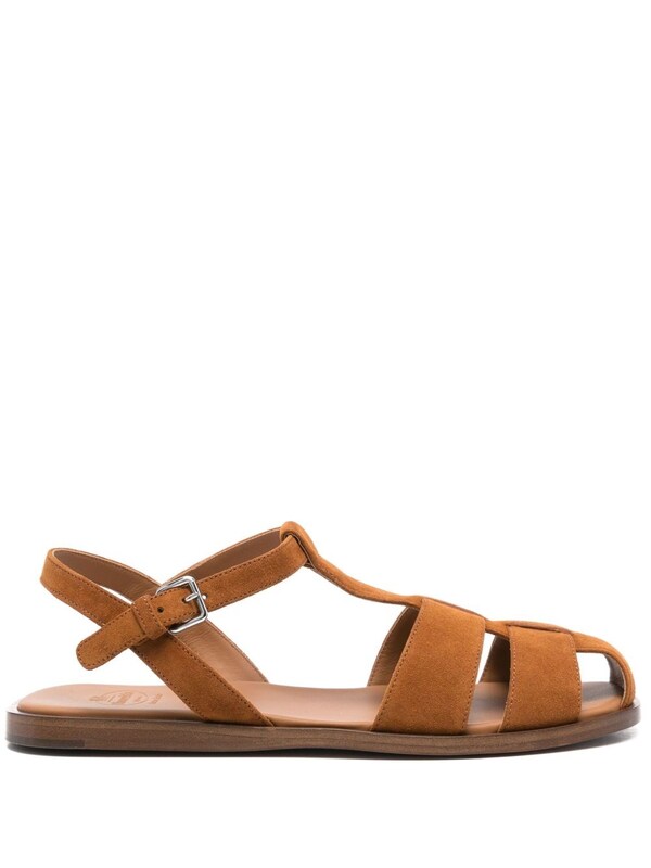  Church's Church's Suede Leather Cage Sandals 