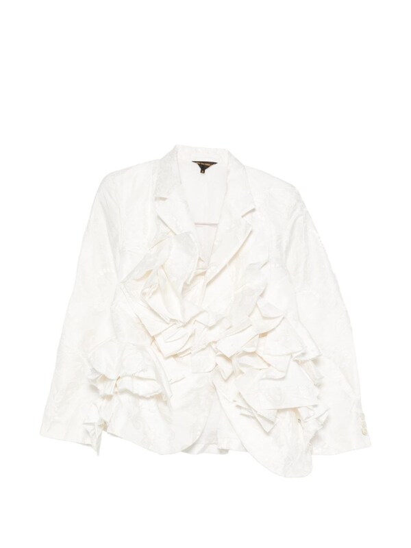  Comme Des Garçons Comme Des Garçons Ruffled Blazer Jacket 