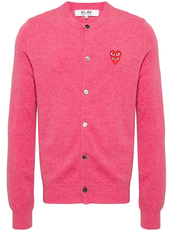  Comme Des Garçons Comme Des Garçons Wool Cardigan With Heart 