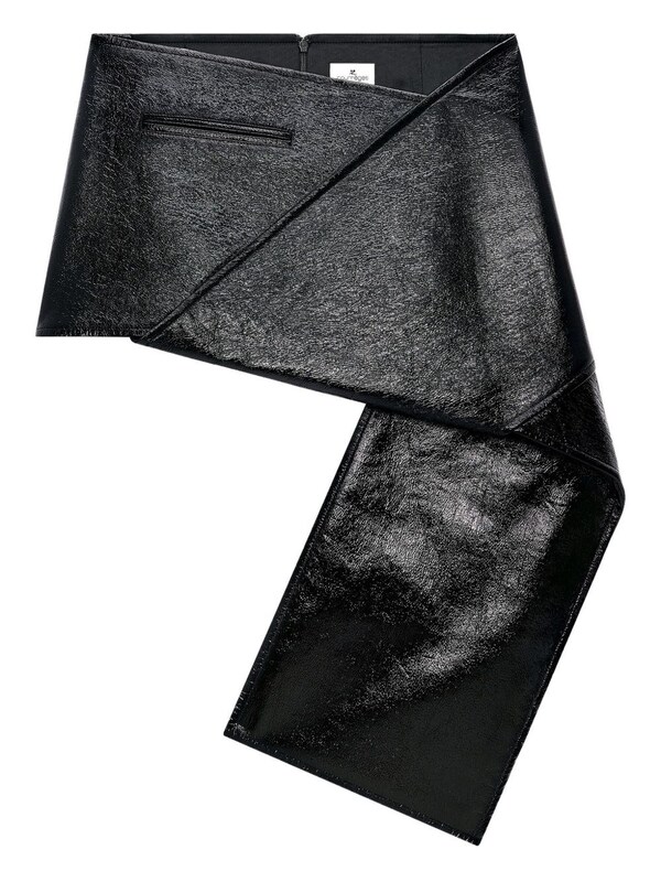  Courrèges Courrèges Vinyl Mini Skirt 