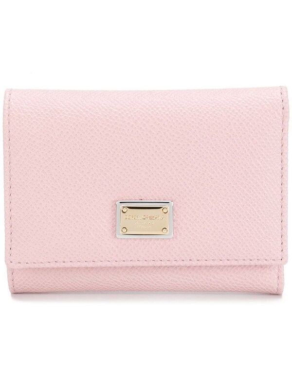  Dolce & Gabbana Dolce & Gabbana Leather Flap French Wallet 