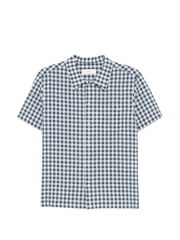  Dunst Dunst Checked Cotton Blend Shirt 