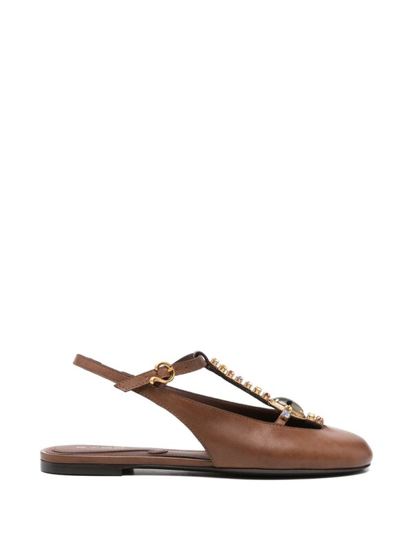  Etro Etro Leather Slingback Pumps 