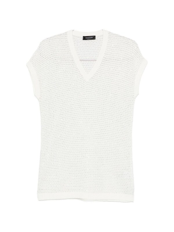  Fabiana Filippi Fabiana Filippi Openwork Top 