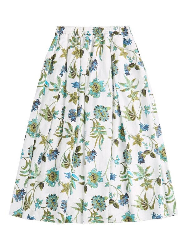  Fay Fay Printed Cotton Skirt 