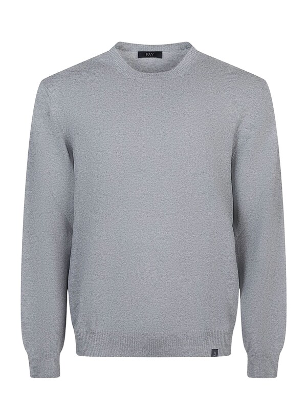  Fay Fay Round Neck Fine Wool Sweater 