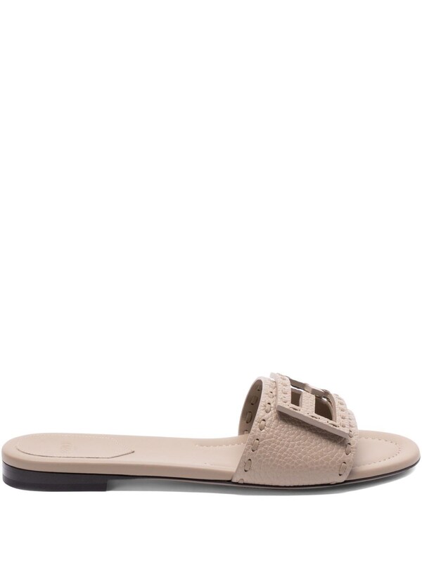  Fendi Fendi Baguette Leather Slides 