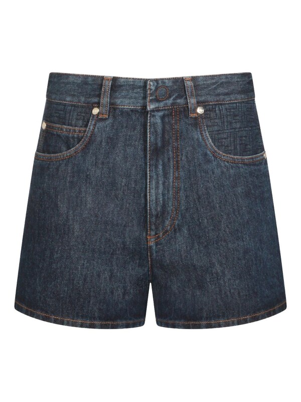  Fendi Fendi Denim Cotton Shorts 