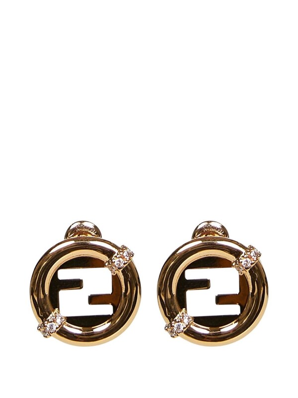  Fendi Fendi Ever Round Earrings 