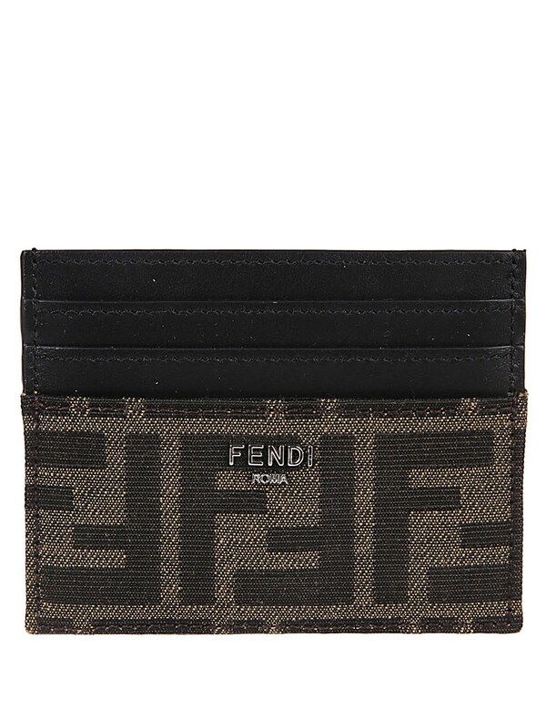  Fendi Fendi Ff Jacquard Card Holder 