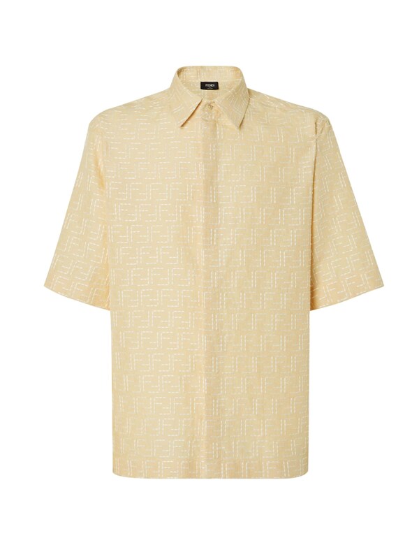  Fendi Fendi Ff Jacquard Shirt 