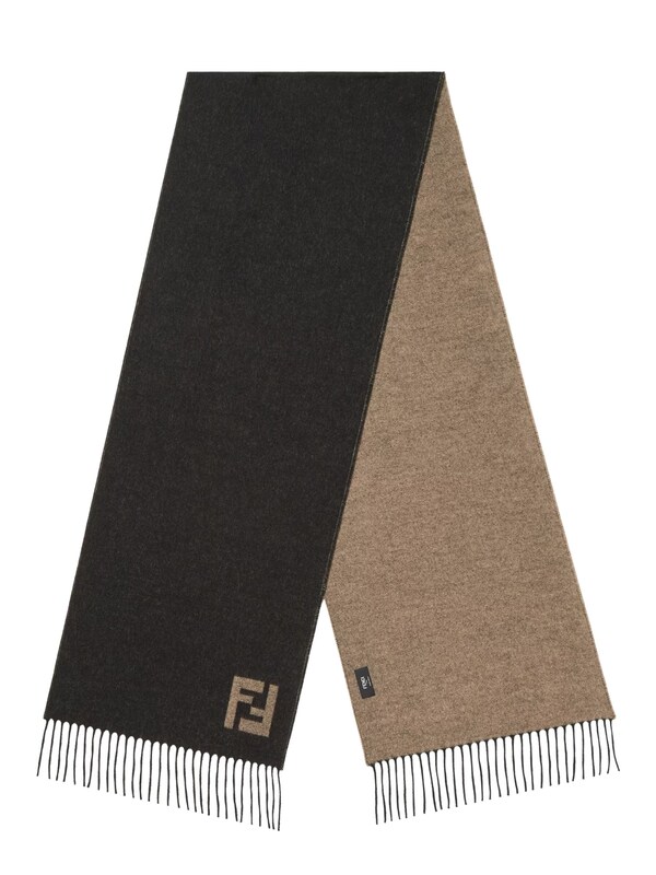  Fendi Fendi Wool And Cashmere Scarf 