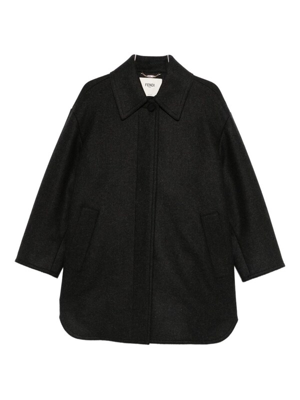  Fendi Fendi Wool Midi Coat 