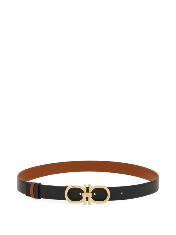  Ferragamo Ferragamo Gancini Leather Belt 