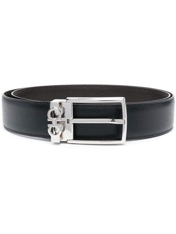  Ferragamo Ferragamo Gancini Leather Belt 