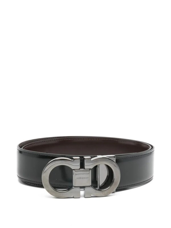  Ferragamo Ferragamo Gancini Leather Belt 