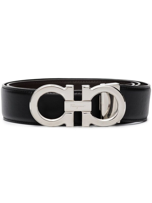  Ferragamo Ferragamo Gancini Leather Belt 