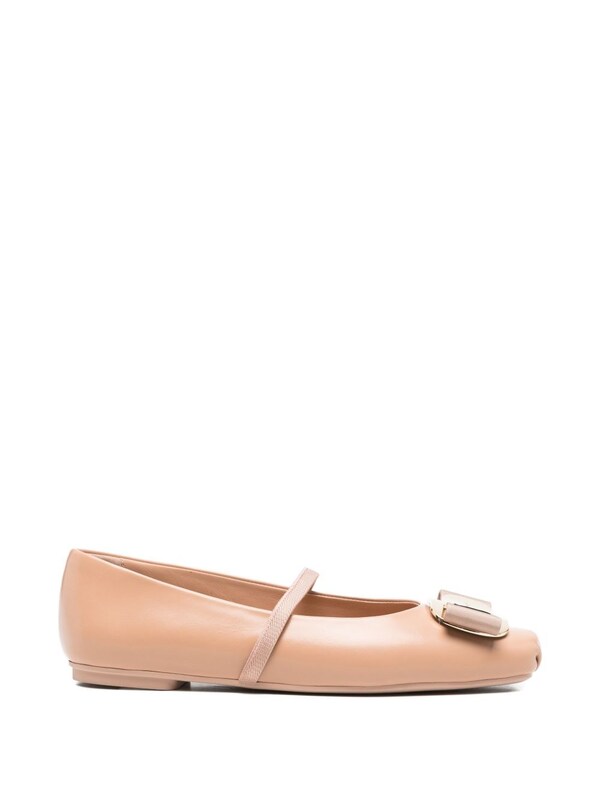  Ferragamo Ferragamo Vara Leather Ballets 