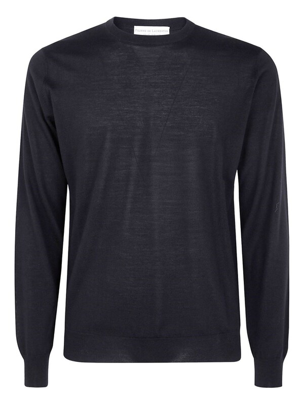  Filippo De Laurentis Filippo De Laurentis Merino Wool Crew Neck Sweater 