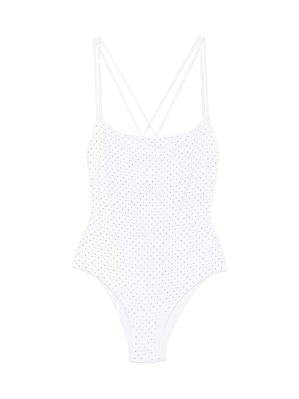  Fisico Fisico One-piece Swimsuit With Crystals 