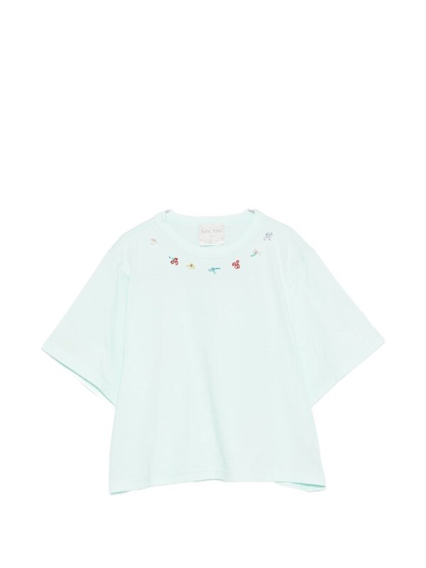  Forte Forte Forte Forte Embroidered Cotton T-shirt 