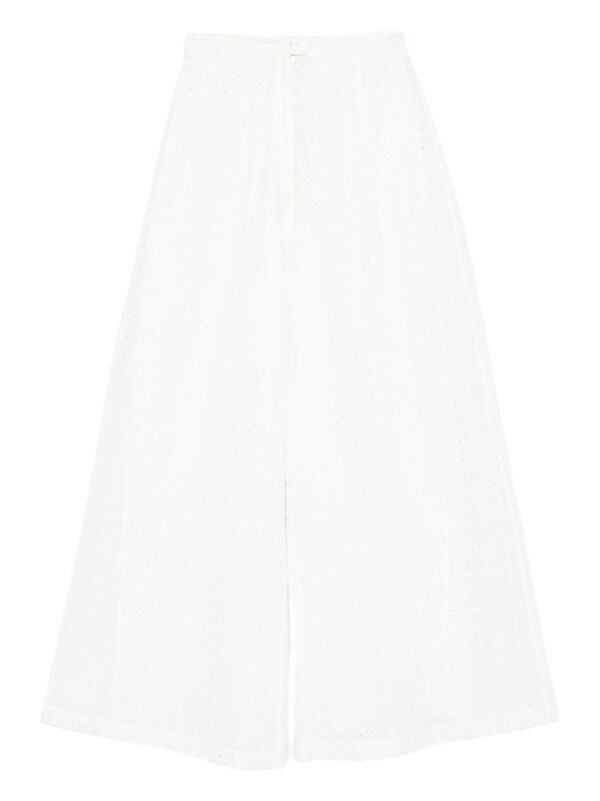  Forte Forte Forte Forte Embroidered Cotton Trousers 