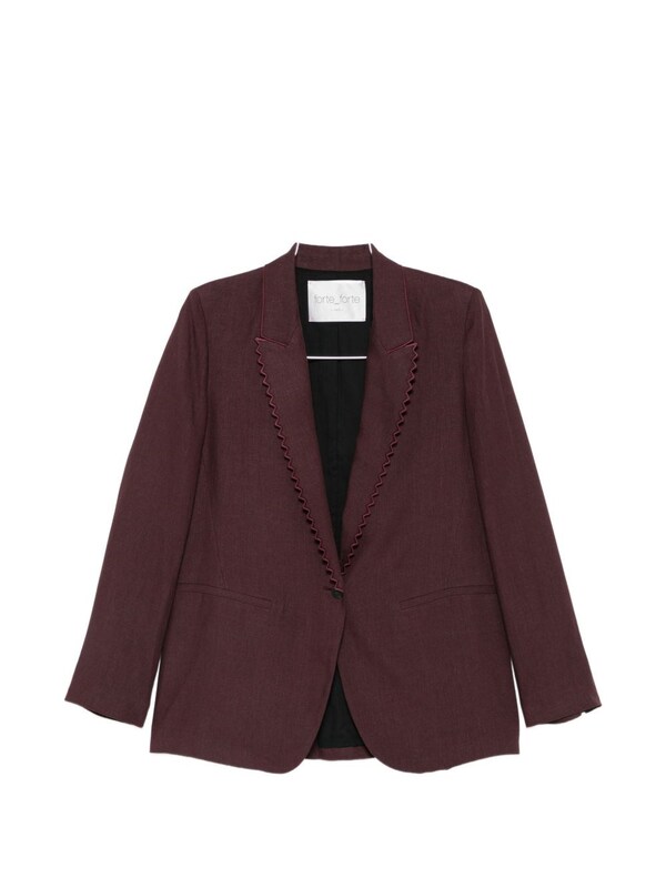  Forte Forte Forte Forte Linen Single-breasted Jacket 
