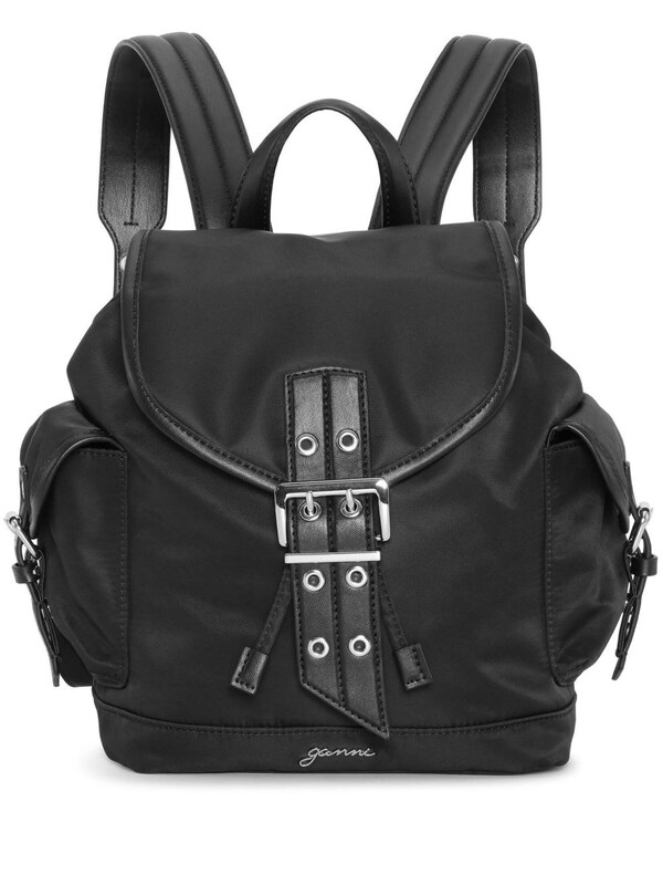  Ganni Ganni Bucky Recycled Nylon Backpack 