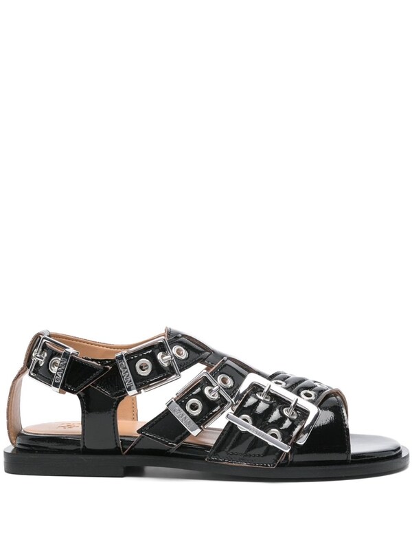  Ganni Ganni Feminine Buckle Sandals 