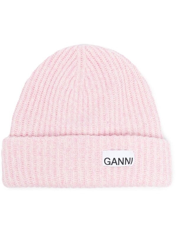  Ganni Ganni Wool Beanie 