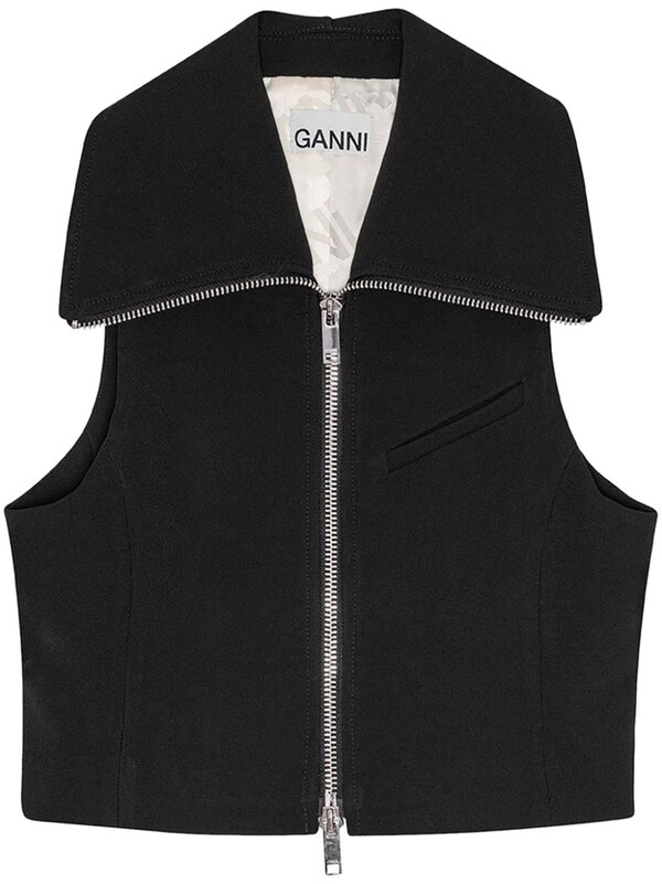  Ganni Ganni Zipped Vest 