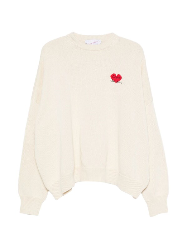  Giada Benincasa Giada Benincasa Sweater With Embroidered Logo 