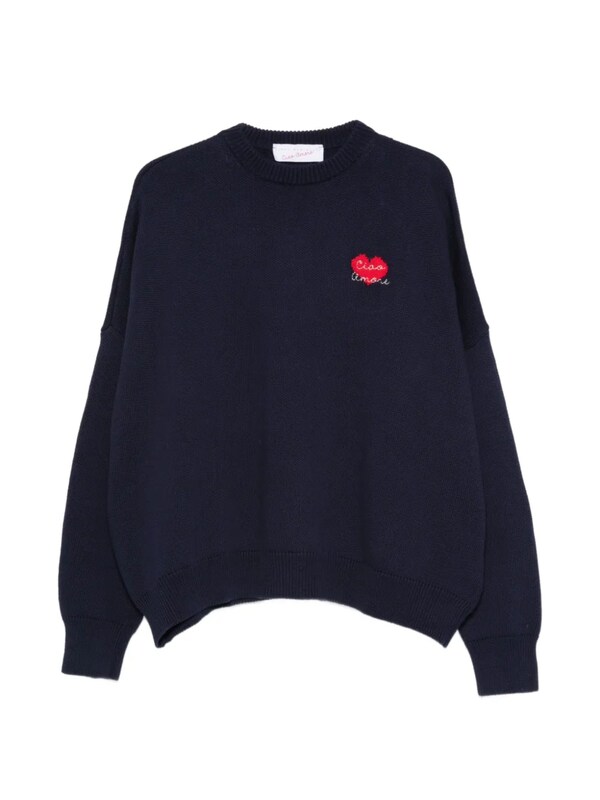  Giada Benincasa Giada Benincasa Sweater With Embroidered Logo 