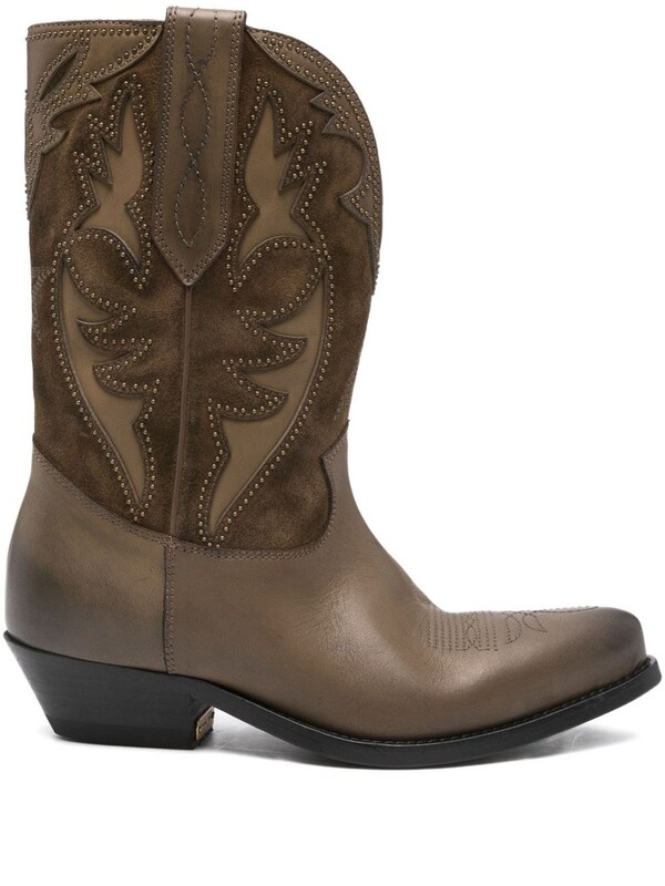  Golden Goose Golden Goose Wish Star Low Leather Boots 
