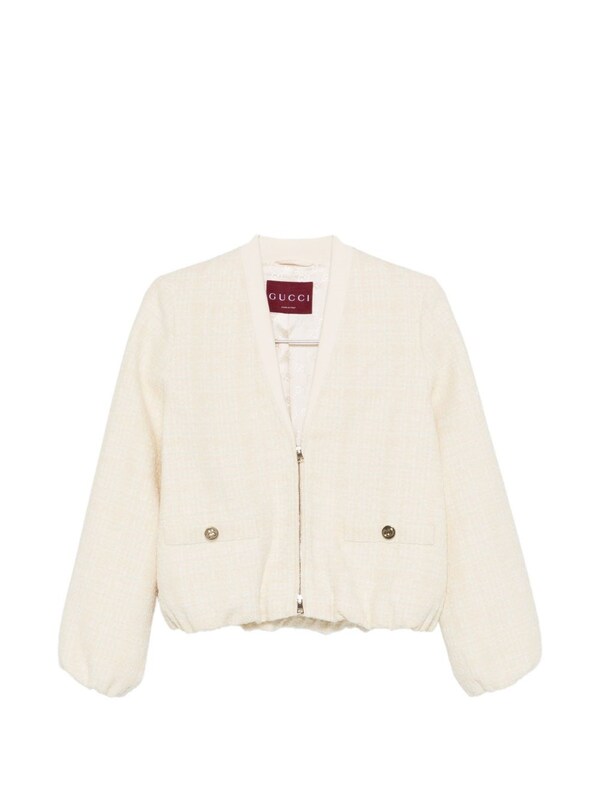  Gucci Gucci Cotton Tweed Jacket 