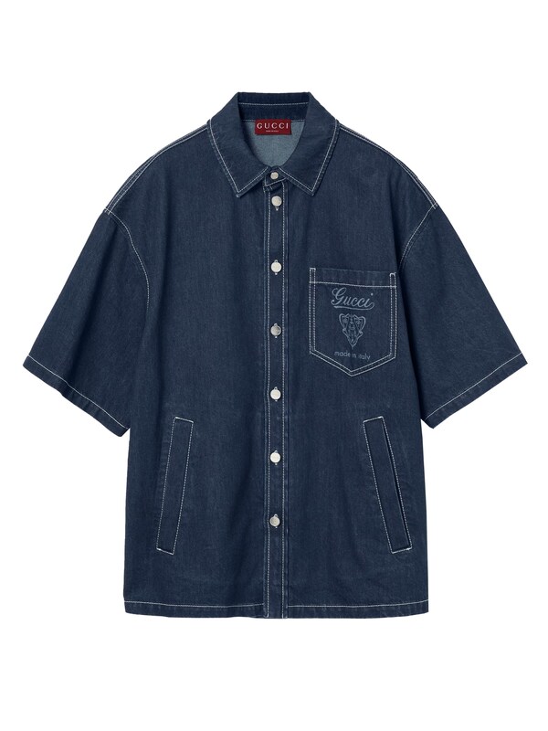  Gucci Gucci Denim Shirt 