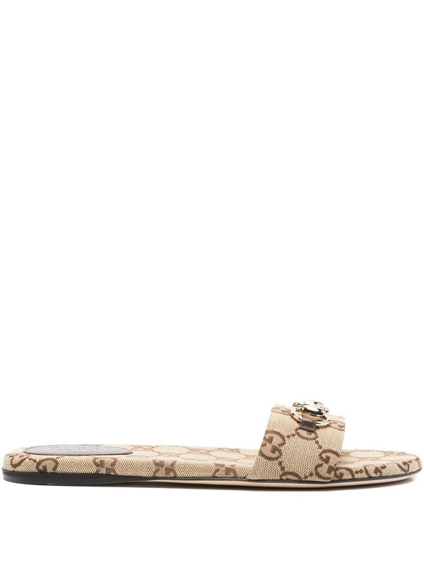  Gucci Gucci Horsebit Flat Sandals 