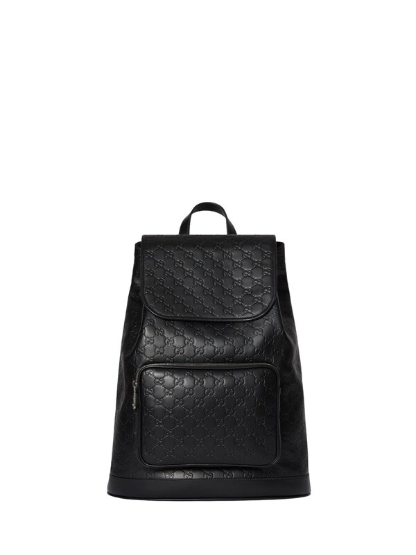  Gucci Gucci Medium Gg Emblem Backpack 